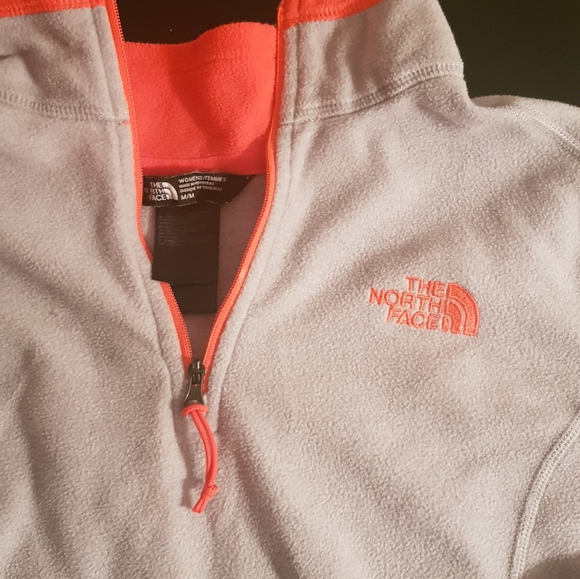 North Face fleece grey and pink - Picture 3 of 6